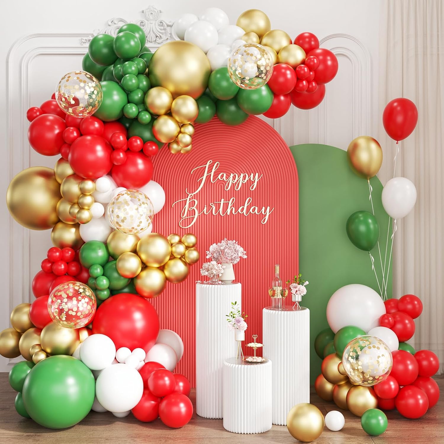 Balloon Arch Kit - Kit Dekorasi Balon Lengkung Merah Putih
