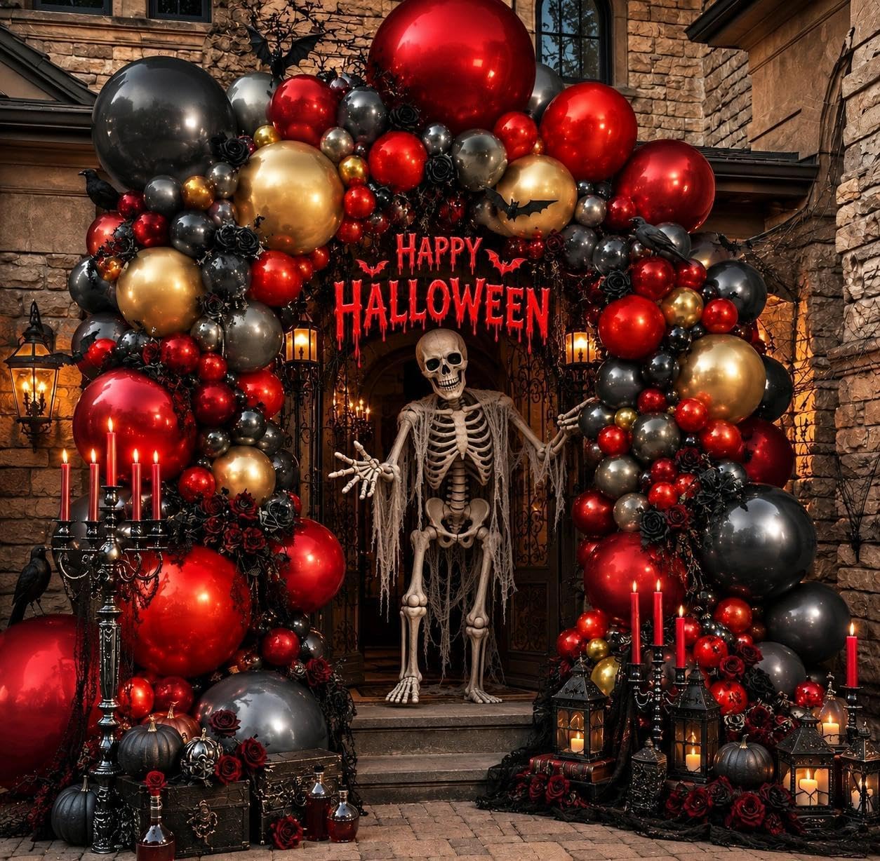 Kit Dekorasi Balon Halloween,  - Balloon Arch Kit ulasan dan harga
