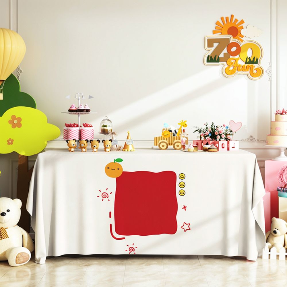 Taplak Meja untuk Pesta Ulang  - Dessert Table Backdrop ulasan dan harga