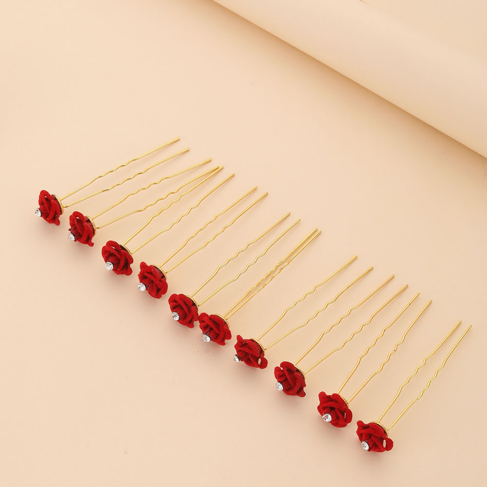10 Buah Aksesori Rambut Mawar  - Event Suppliers ulasan dan harga