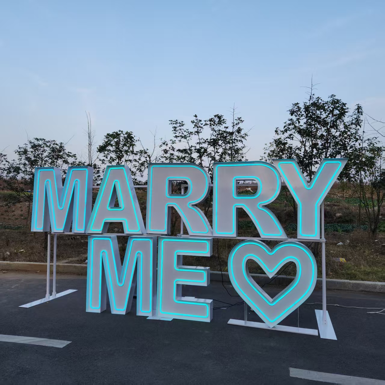 MARRY ME Lampu Neon LED RGB Me - Event Party Supply Rental ulasan dan harga
