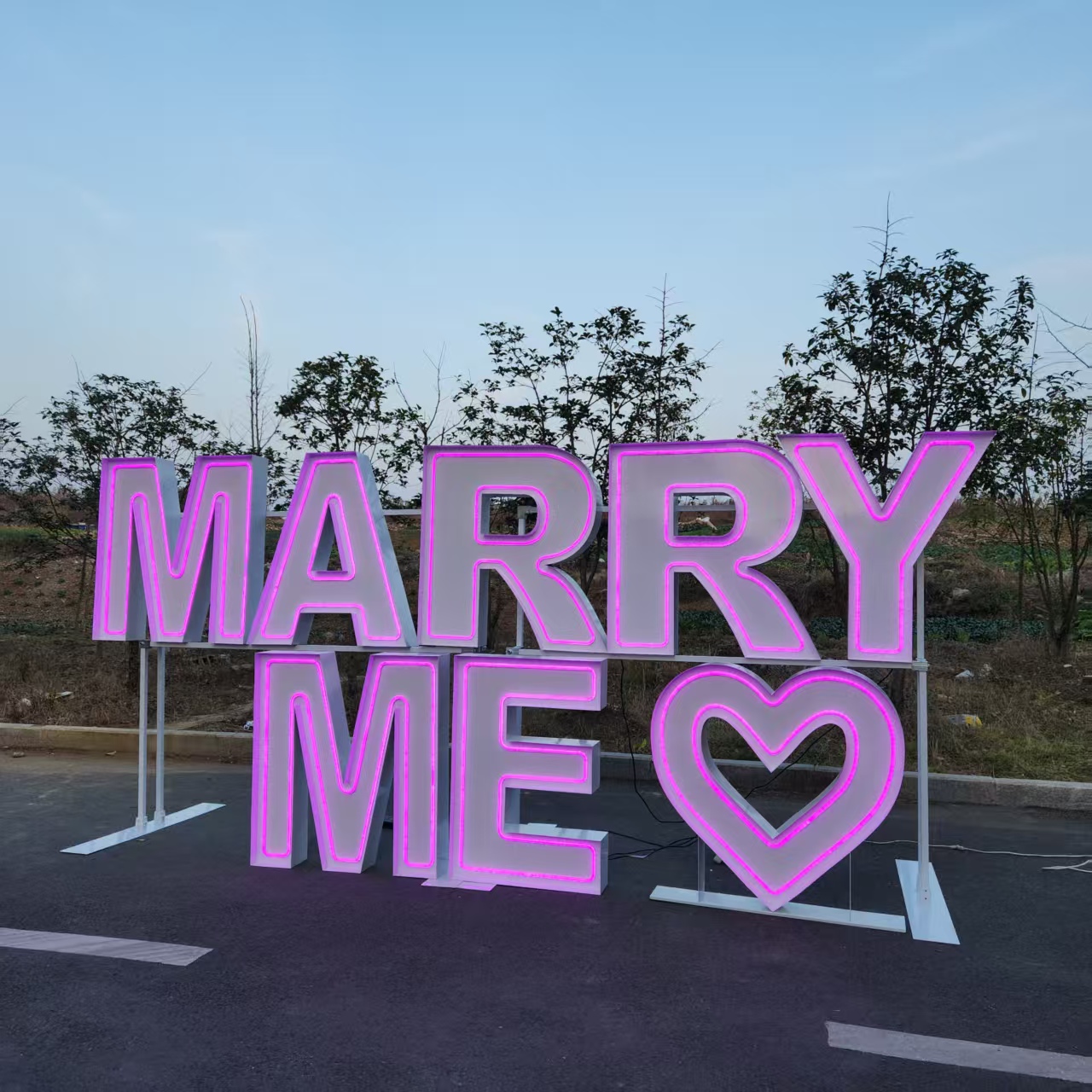MARRY ME Lampu Neon LED RGB Me - Event Party Supply Rental ulasan dan harga