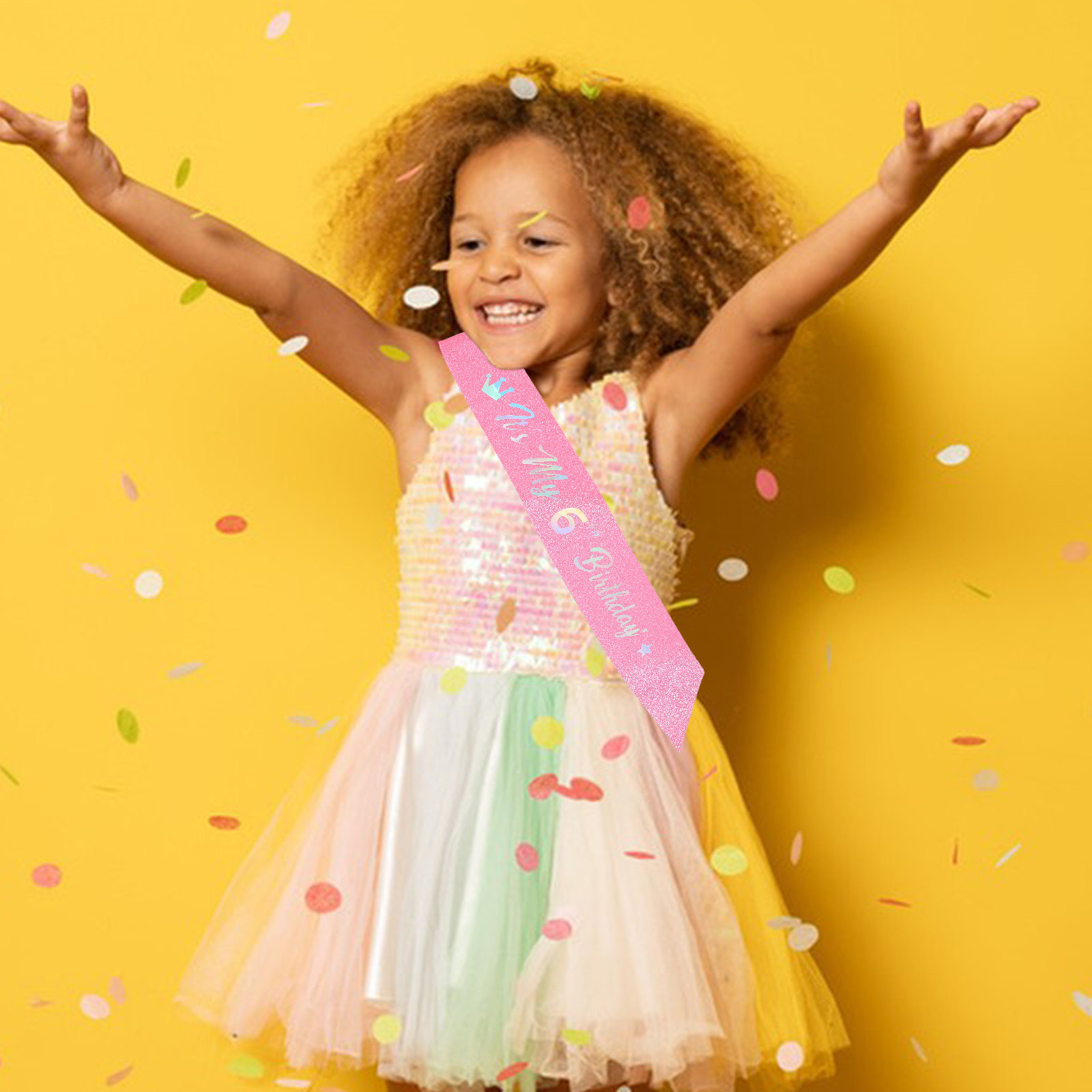 5Pcs Sash Ulang Tahun Berkilau - Birthday Sash Glitter ulasan dan harga