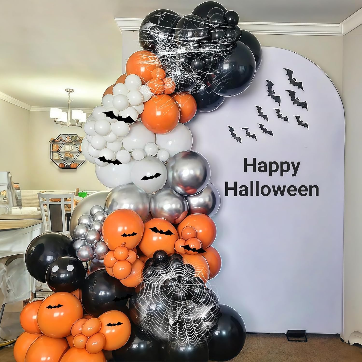 Kit Dekorasi Balon Halloween H - Balloon Arch Kit ulasan dan harga
