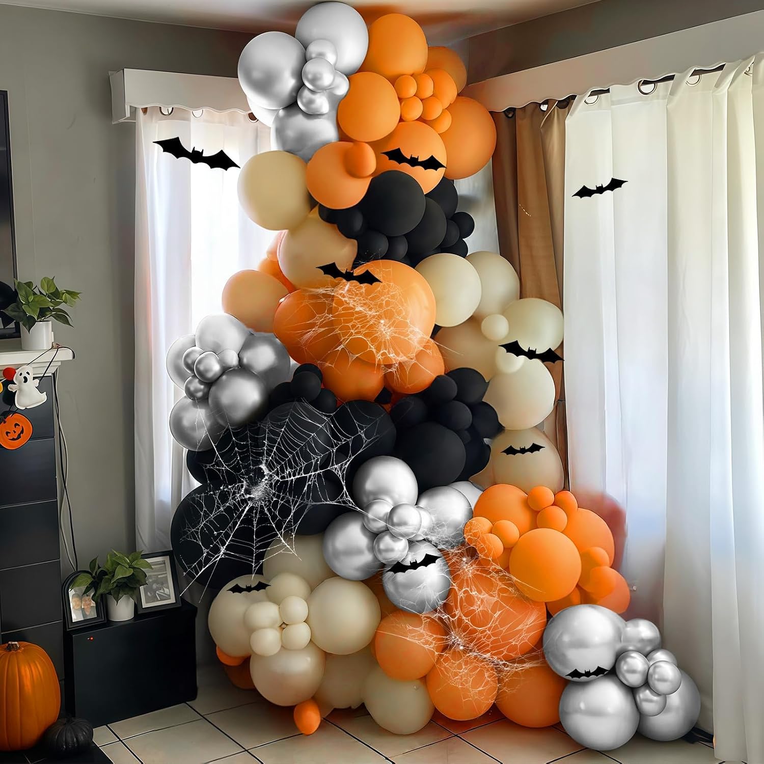 Kit Dekorasi Balon Halloween H - Balloon Arch Kit ulasan dan harga