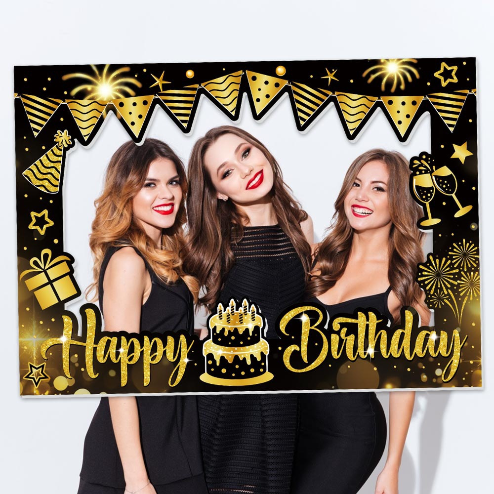 1 Buah Bingkai Foto Photo Boot - Photo Booth Frame ulasan dan harga