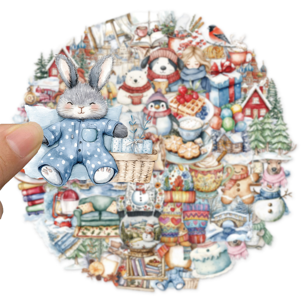 50PCS Stiker Plastik PET Musim - Plastic Cup 50Pcs ulasan dan harga